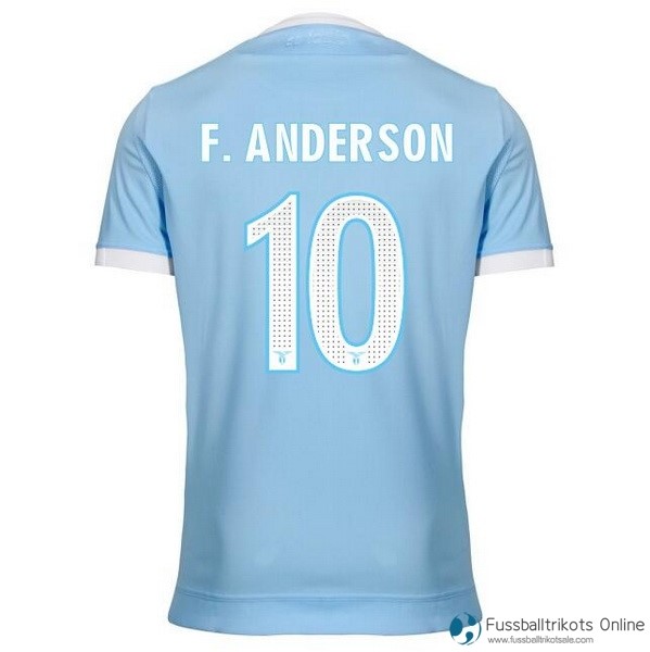 Lazio Trikot Heim F.Anderson 2017-18 Fussballtrikots Günstig